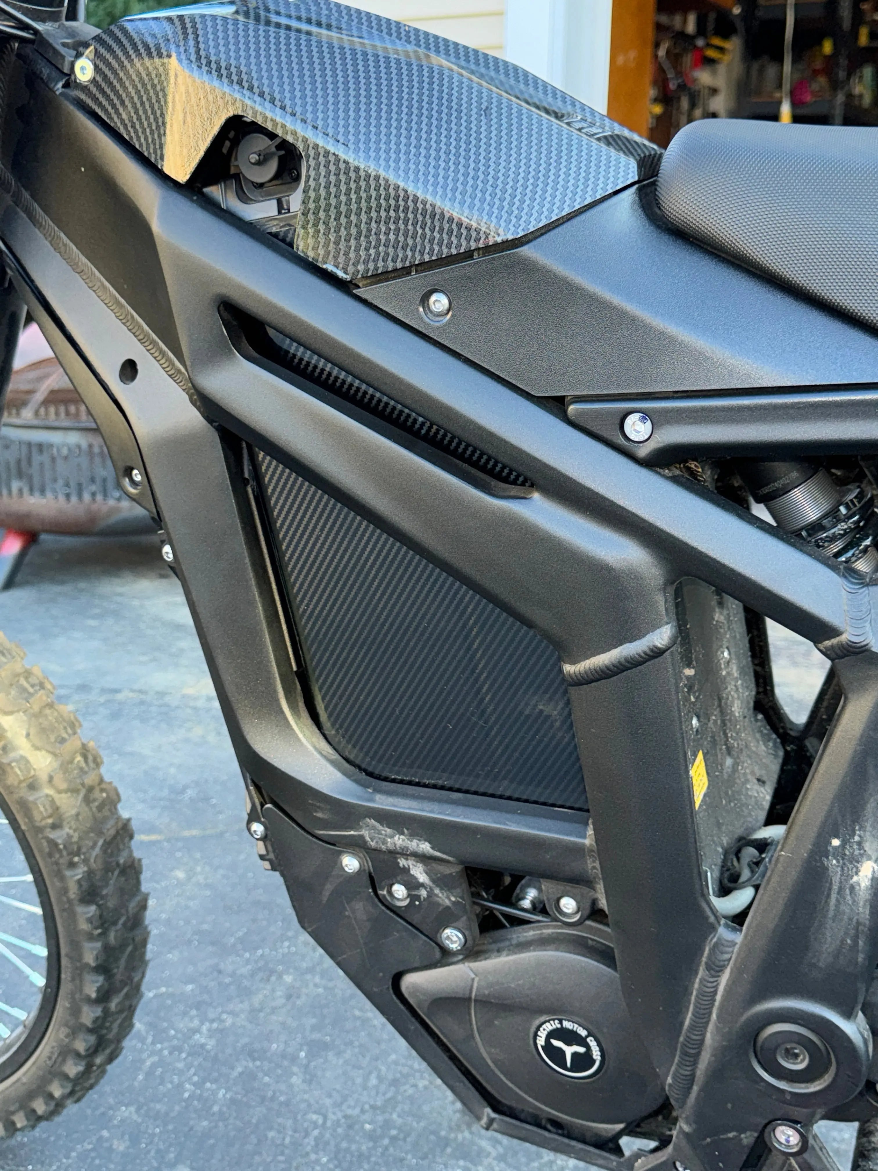 E-Bike Carbon Fiber Battery Wrap - MX SKYLINE 