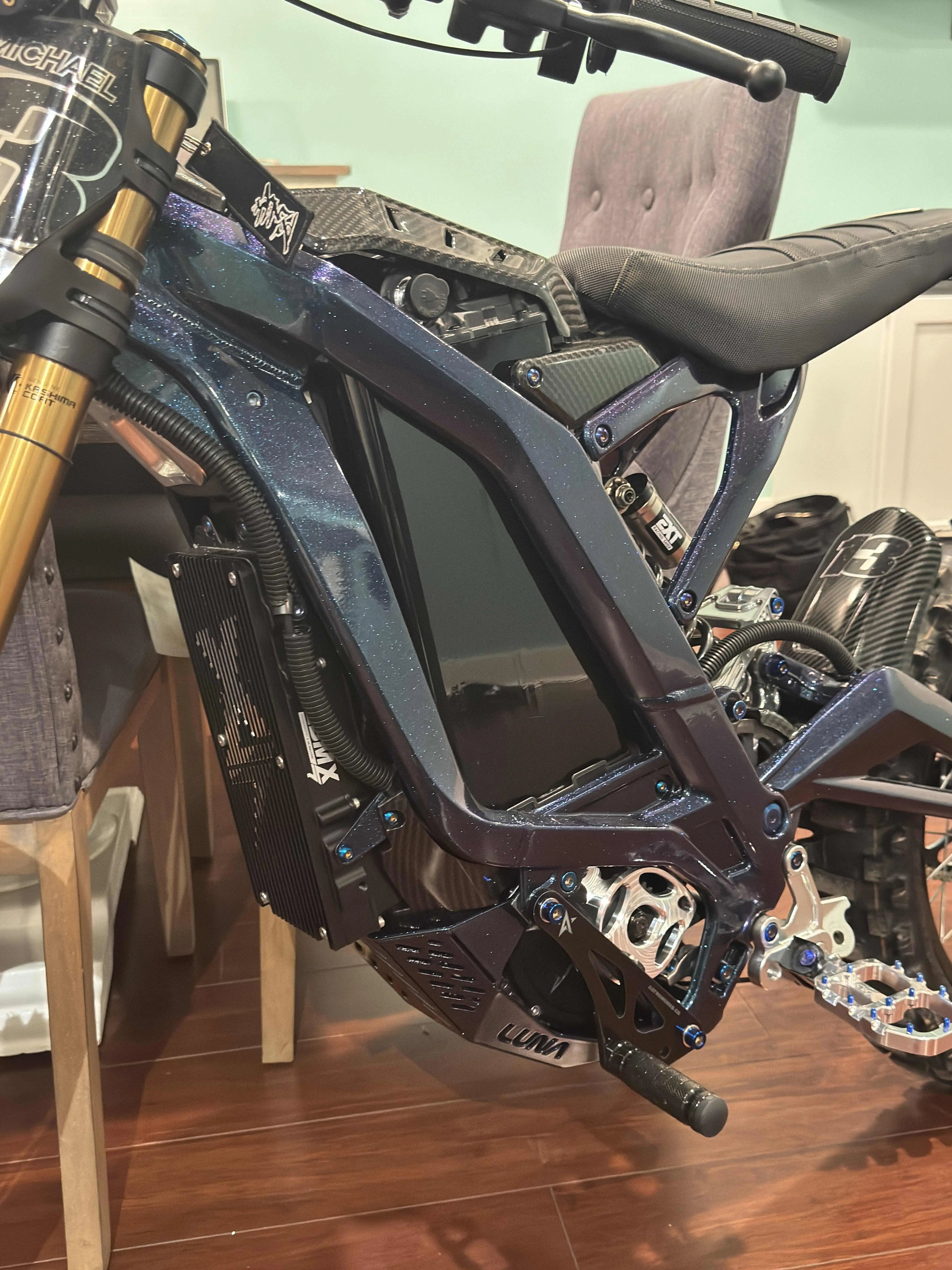 E-Bike "invisible" Vantablack Battery Wrap - MX SKYLINE 