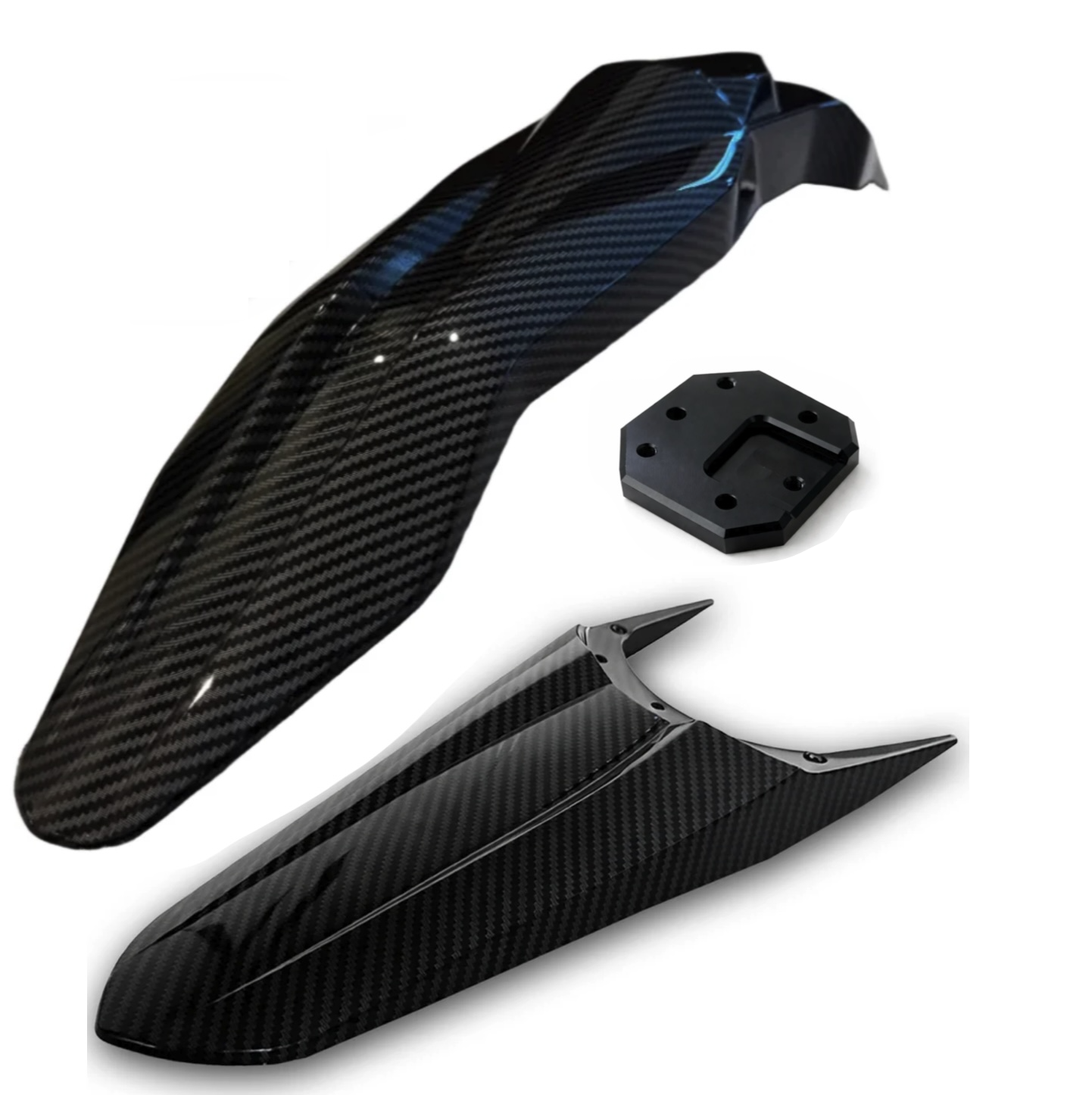 Soleil Supplies Tuttio Soleil 01 upgraded fender kit showing carbon rear and front fenders for bicycle protection.