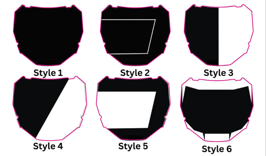 Custom ODI Number Plate Decal - MX SKYLINE 