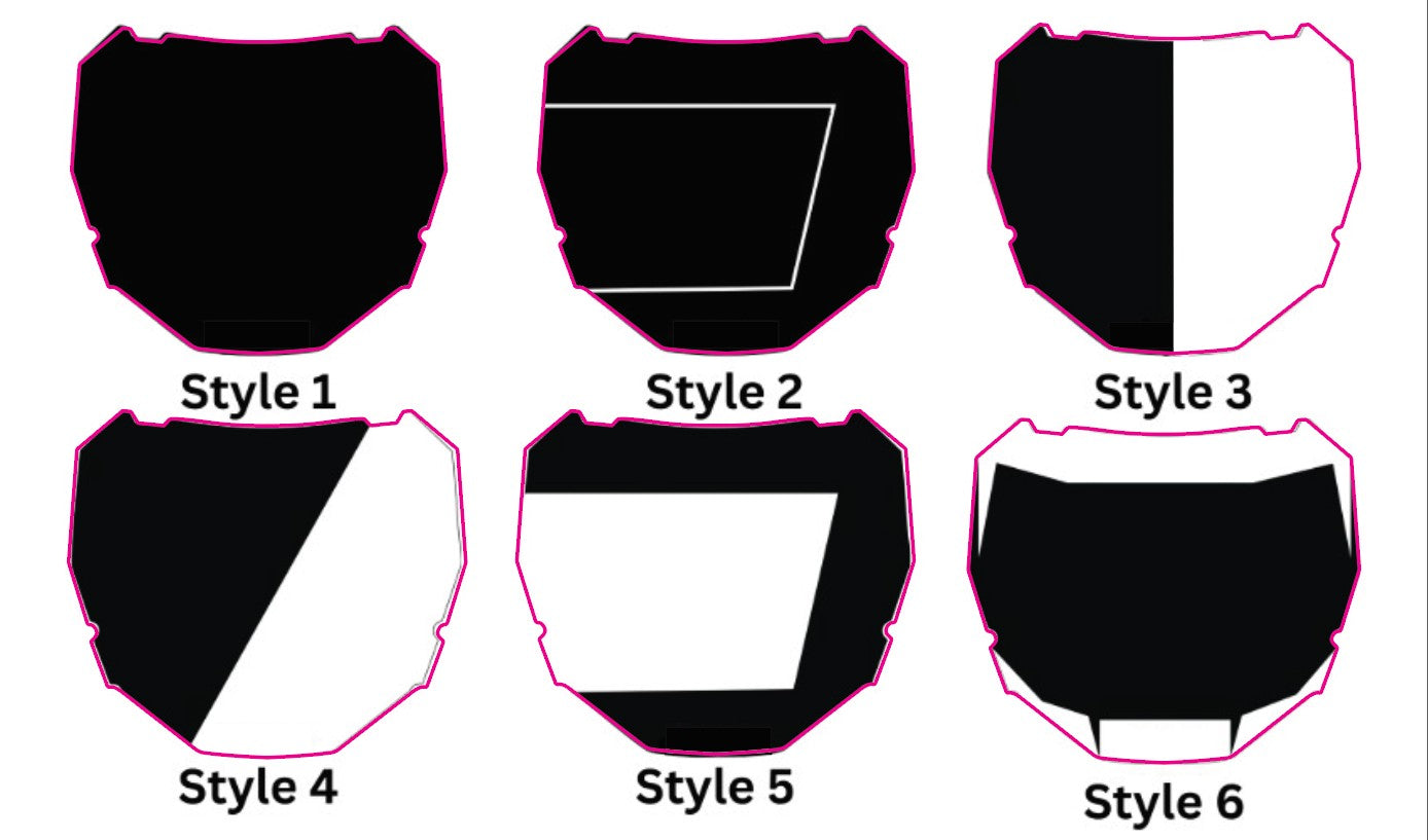 Custom ODI Number Plate Decal - MX SKYLINE 