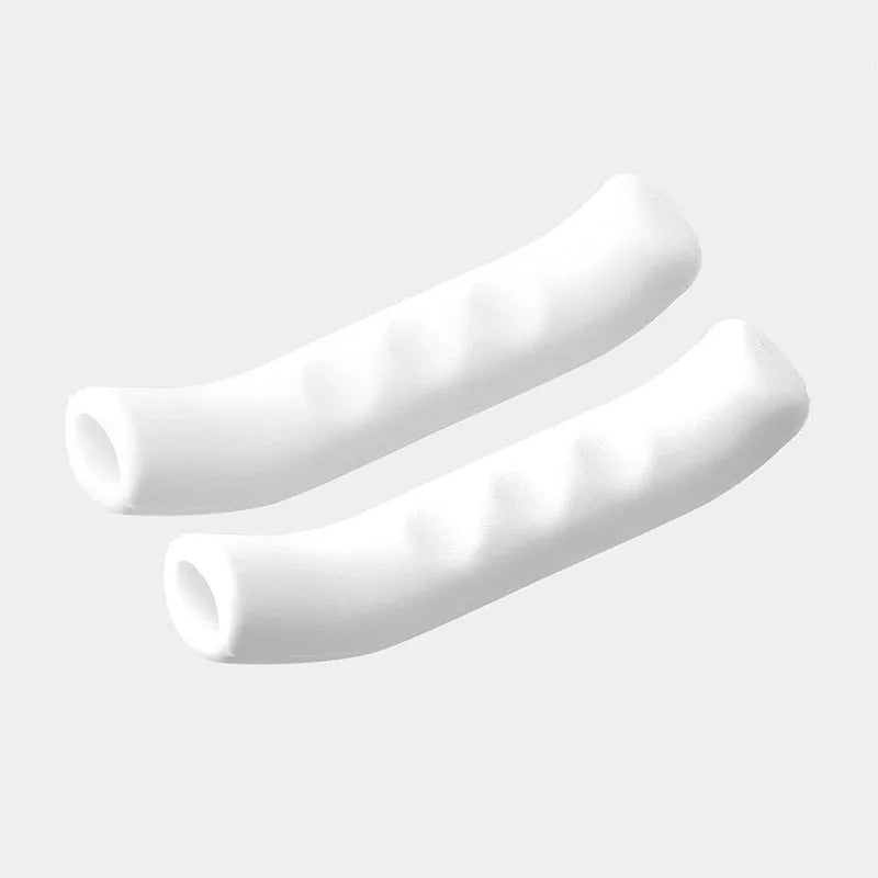 Soleil Supplies Tuttio Soleil 01 brake lever covers in black, designed for bike brake levers, on a white background.