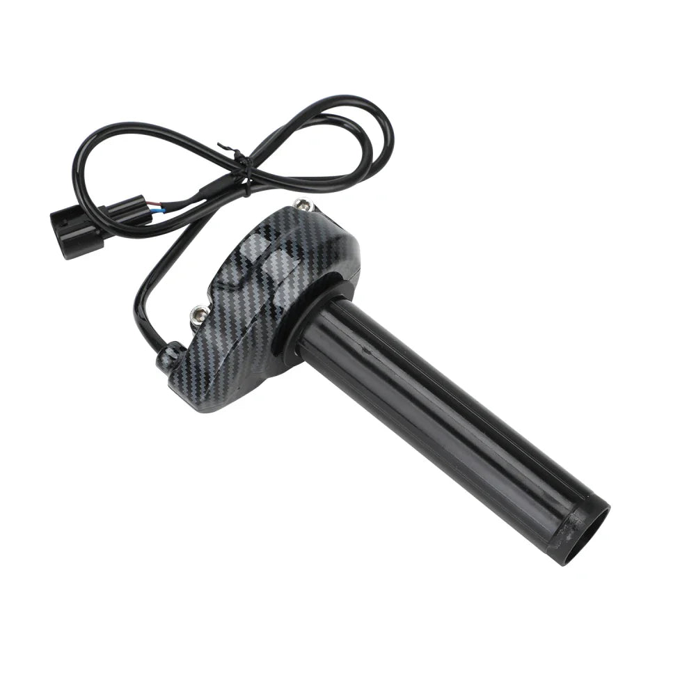 Soleil Supplies Tuttio Soleil 01 Upgraded Throttle with ergonomic grip and electronic controls for motorcycle or scooter.