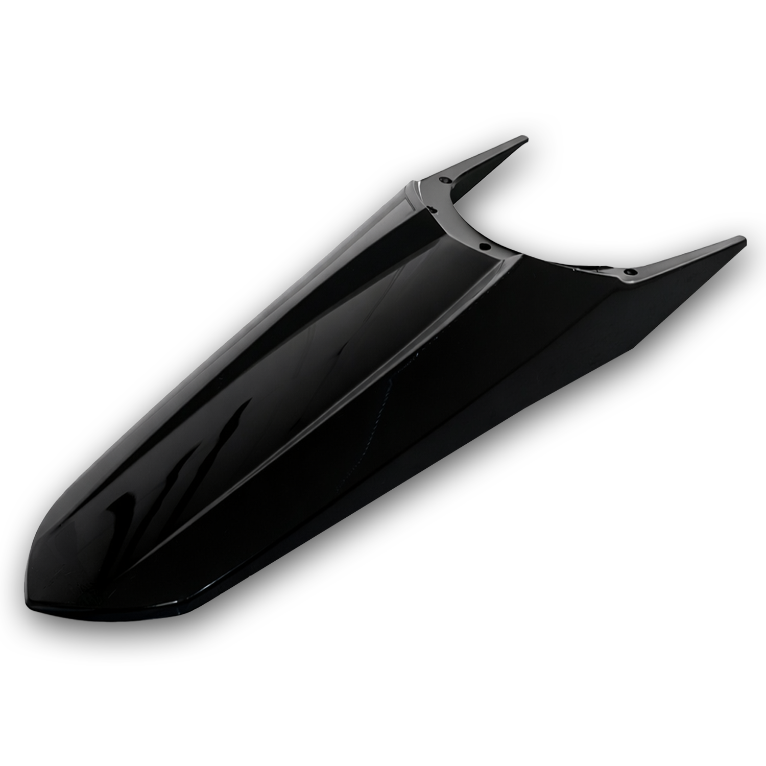 Soleil Supplies Tuttio Soleil 01 upgraded rear fender shown from the side, with a sleek, durable design for bicycles.